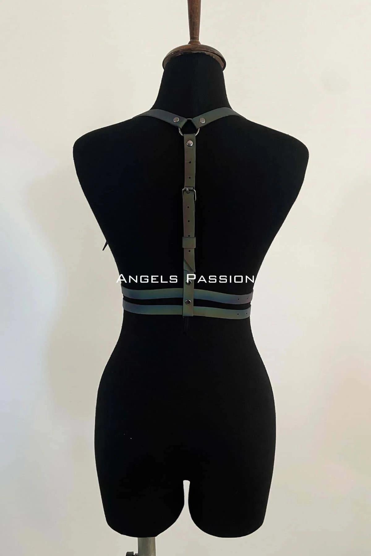Renkli Reflektörlü Göğüs Harness, Karanlıkta Parlayan Göğüs Harness - APFT205