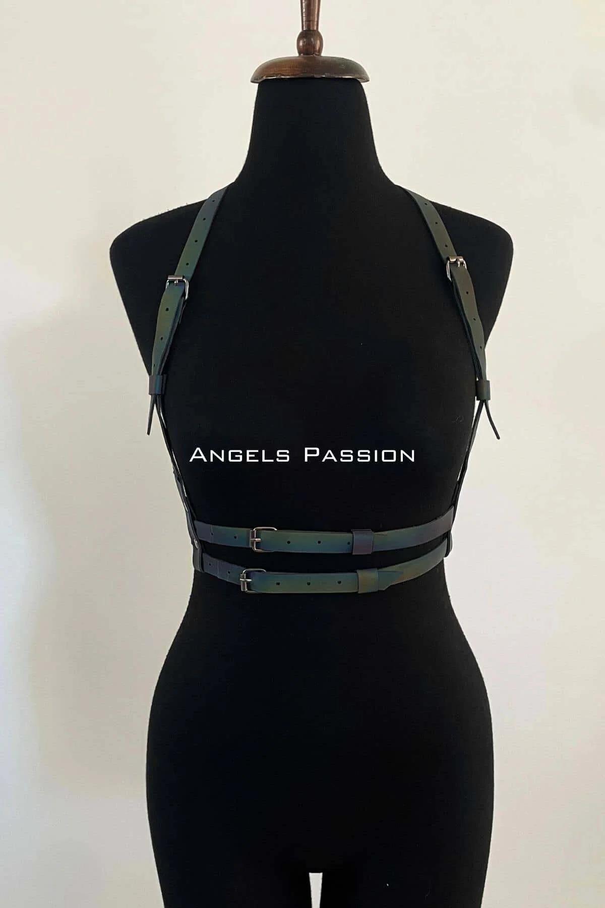 Renkli Reflektörlü Göğüs Harness, Karanlıkta Parlayan Göğüs Harness - APFT205