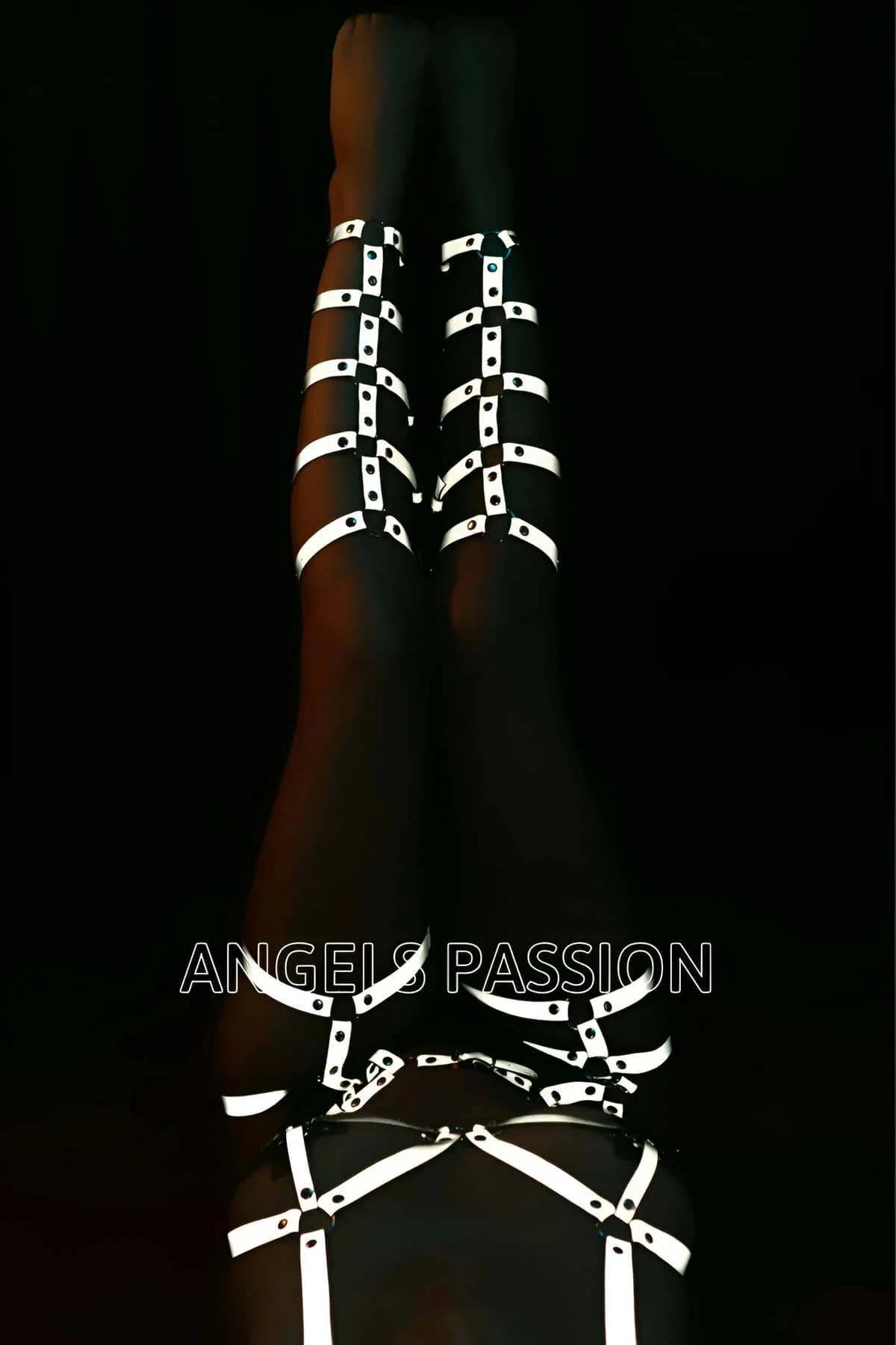 Karanlıkta Parlayan Full Body Harness Set - APFT363