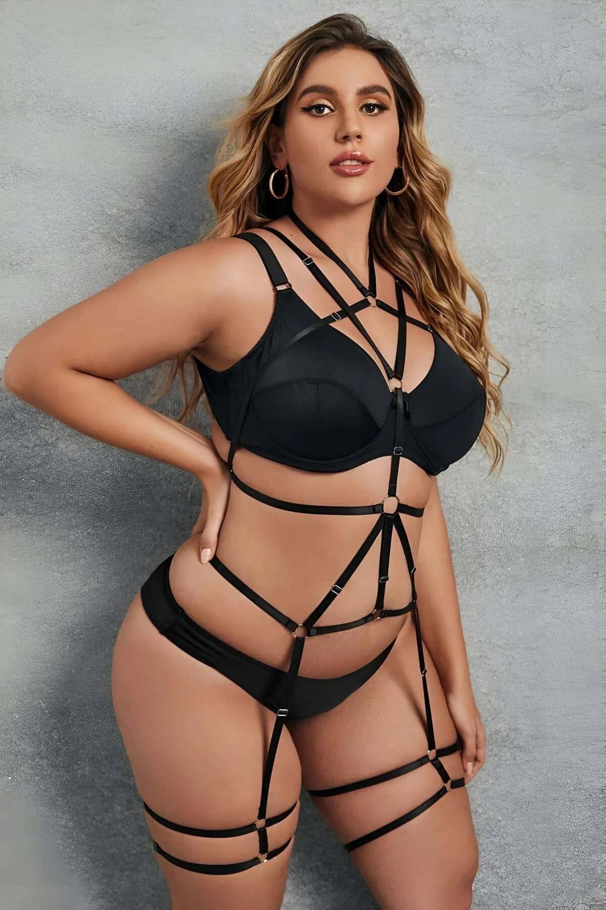 Altın tonlu O-halka konnektörlü tam vücut harness bel ve kalça askısı konfigürasyonu