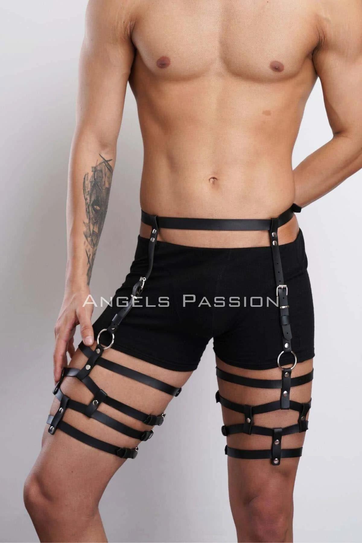 Erkek Bacak Harness, Bacak Kemer ve Bacak Aksesuar, Tarz Erkek Bacak Kemer - APFTM173