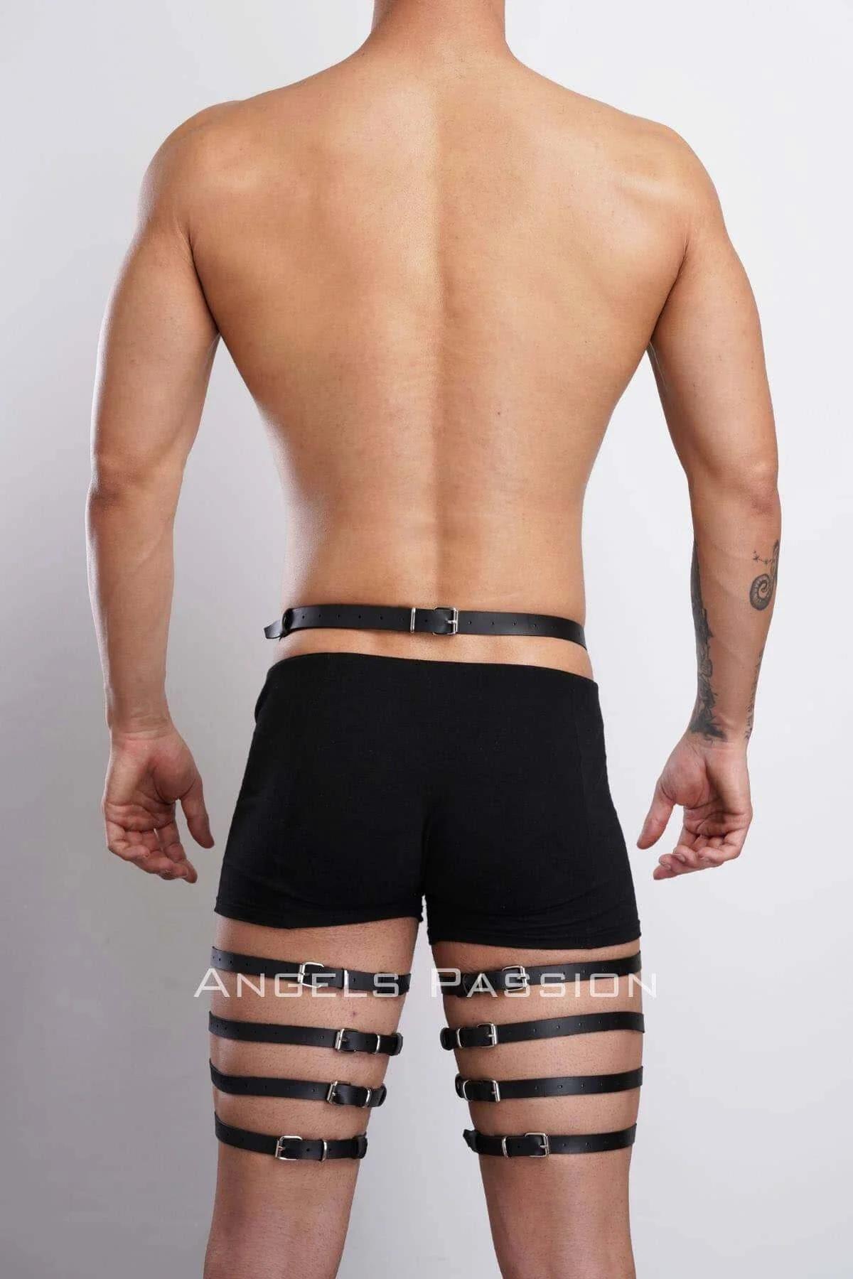 Erkek Bacak Harness, Bacak Kemer ve Bacak Aksesuar, Tarz Erkek Bacak Kemer - APFTM173