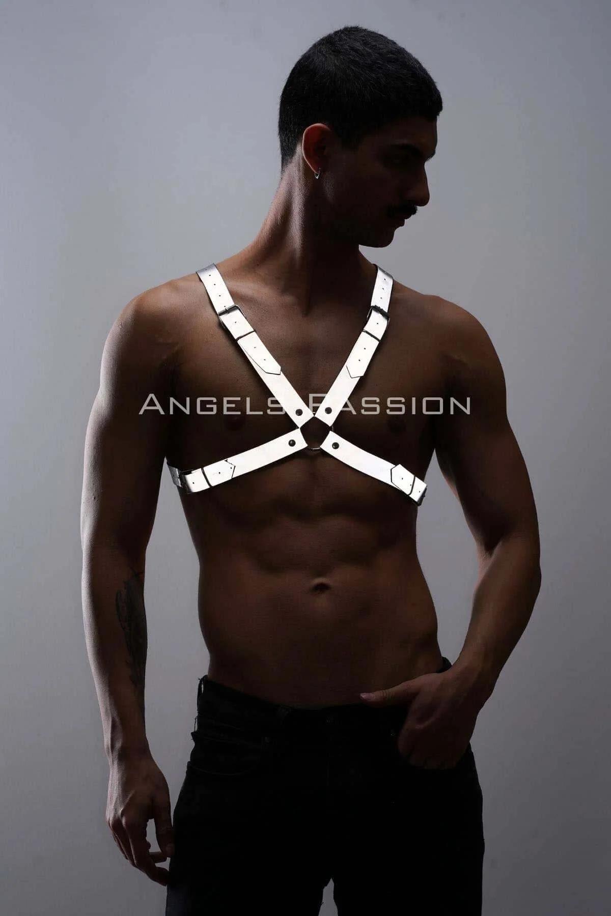 Ayarlanabilir göğüs harness reflektör askılar 2,5 cm genişlik yatay stabilizatör bandı