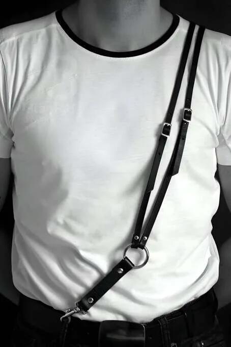 Erkek Omuzdan Askılı Göğüs Harness - APFTM98
